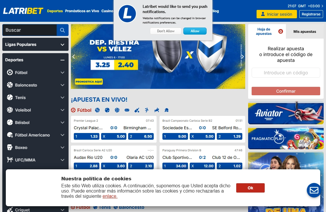 LaTriBet Casino